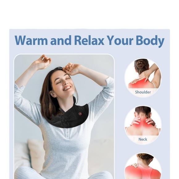 🖤Black Heated Neck Wrap USB OS BRAND NEW IN BOX🖤 - Picture 6 of 9